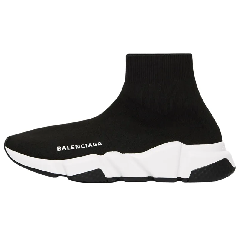 Balenciaga Speed Recycled Black White Women's