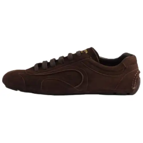 PRADA Re Edition 2005 Montecarlo Low top Casual Shoes Men's Dark Brown