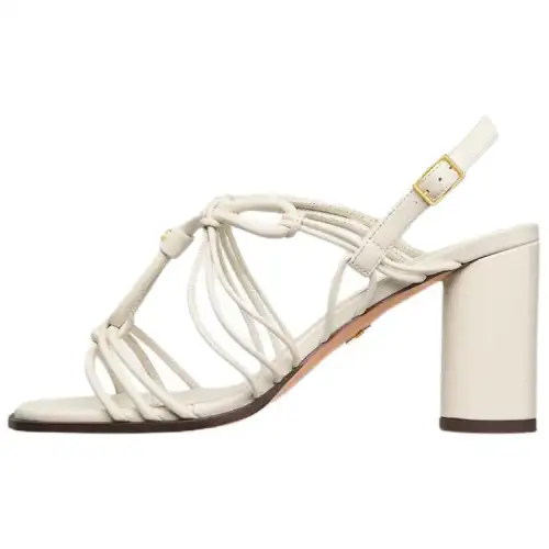 DIOR Dioriviera D Sand One Strap Sandals 8cm Women's White