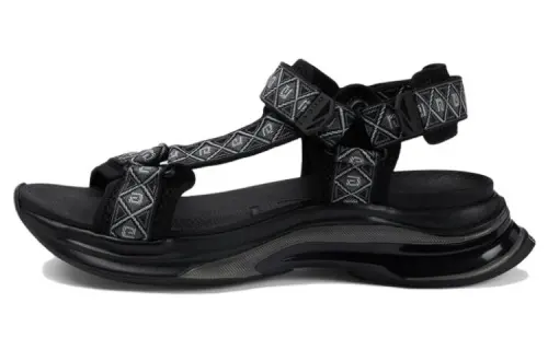 Gucci Run Sandal 'Black Grey'