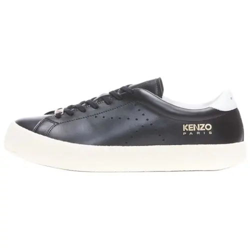 KENZO Swing Low Top Trainers Black White