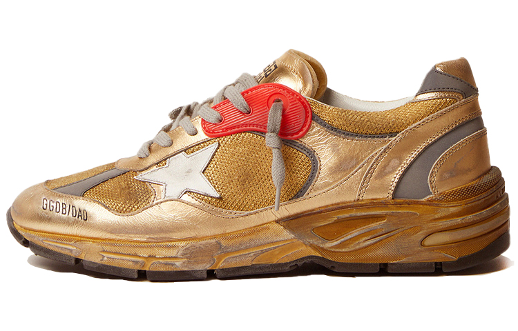 Golden Goose Dad-Star White Red Silver Grey