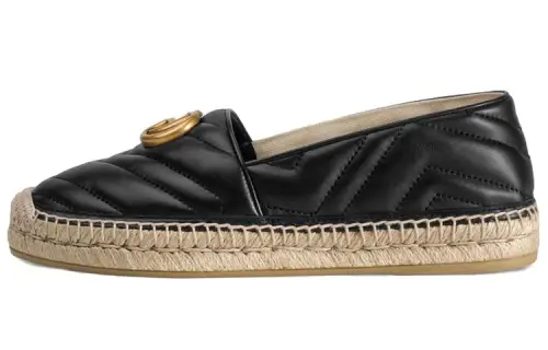 Gucci Wmns Gg Espadrilles 'Black' Women's