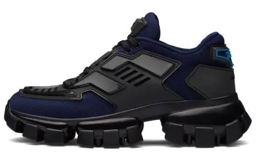 PRADA Cloudbust Thunder Casual Shoes Women's Low Top Black/Blue