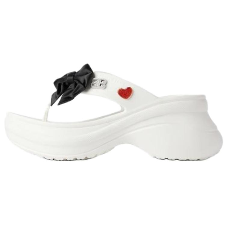 Crocs x Balenciaga Quiet Flip Flops Women's White