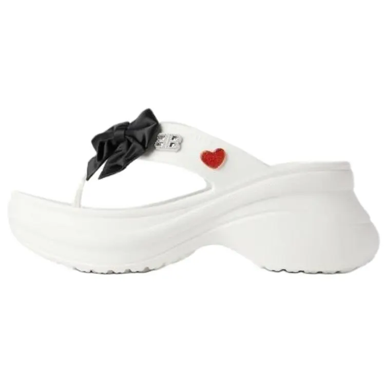 Crocs x Balenciaga Quiet Flip Flops Women's White