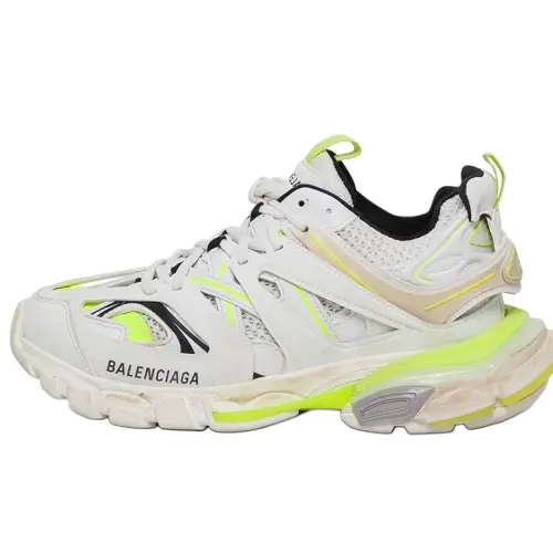 Balenciaga Track Sneaker 'White Fluo Yellow' Women's