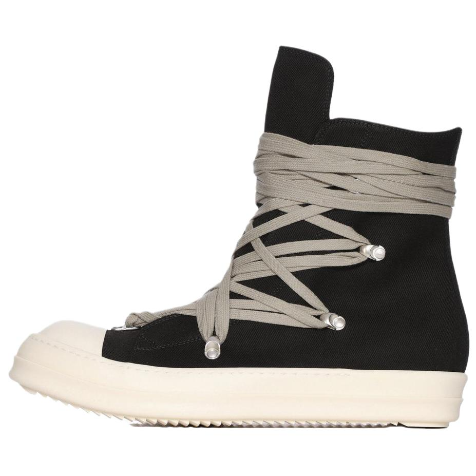 Мужские кеды Rick Owens DRKSHDW Megalace (черные)