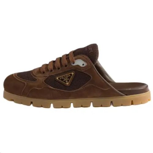 PRADA Closed Toe Slippers Women's Brown