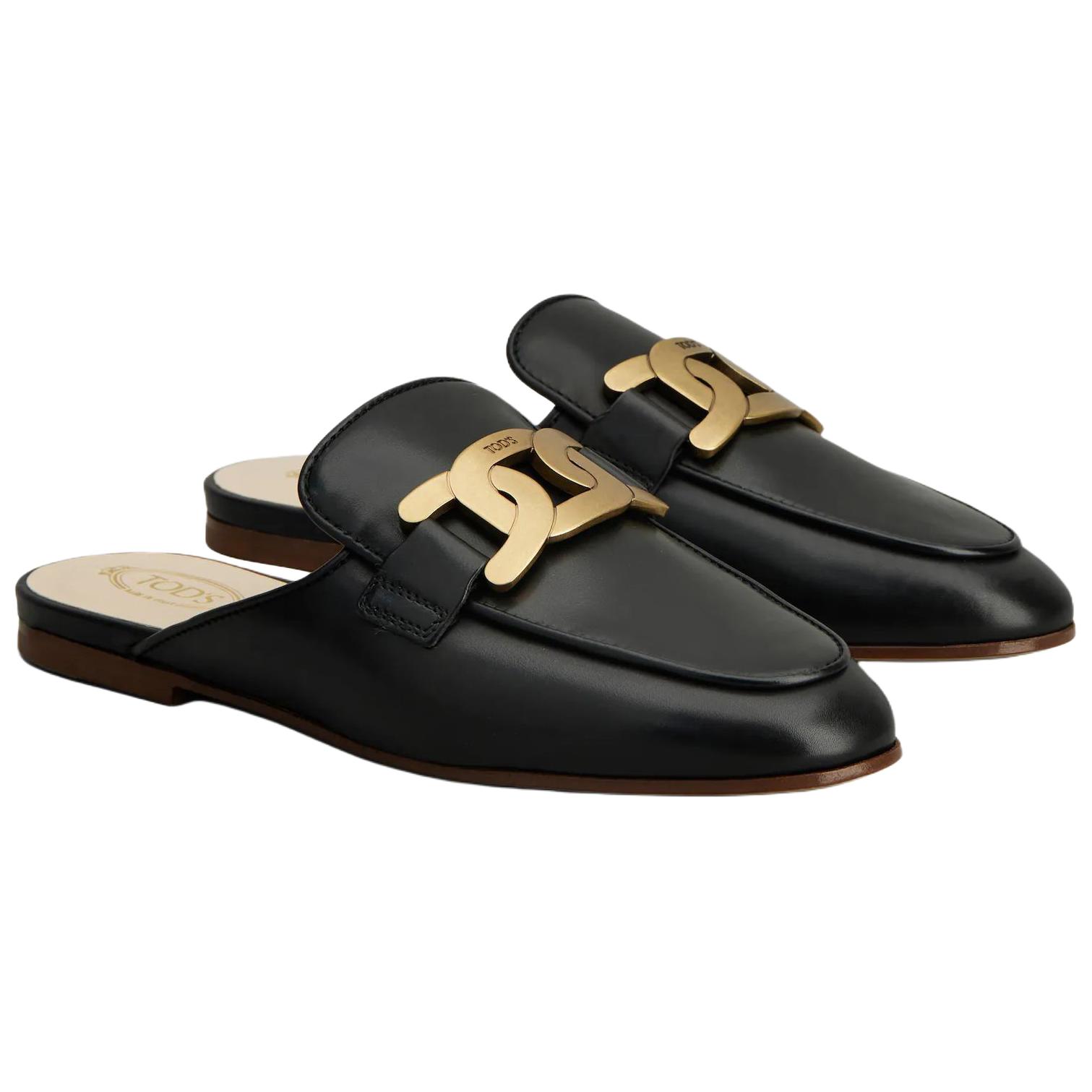 TOD'S Chain Detailed Slip On Mules Women's