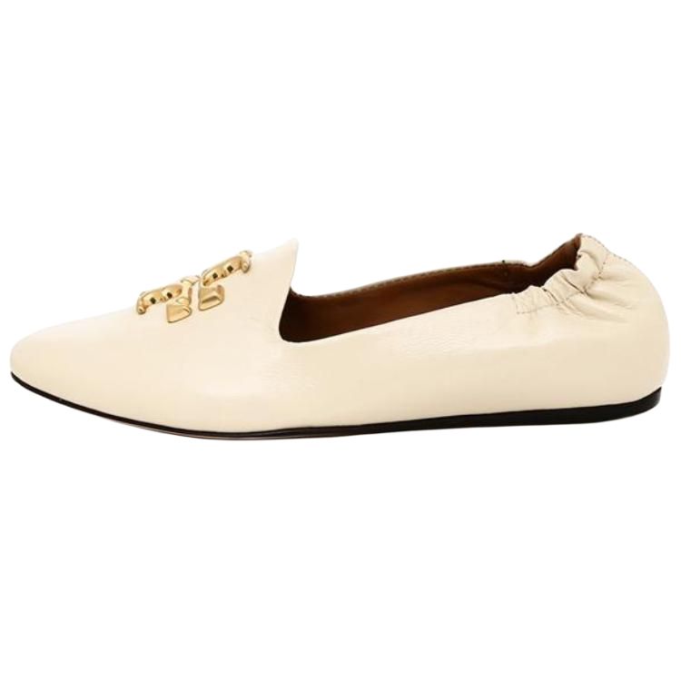 TORY BURCH Eleanor Fashion Casual Shoes Women's Cream White