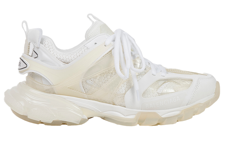 Мужские кроссовки Balenciaga Track Clear Sole (белые) — фото 2