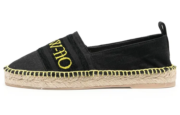OFF-WHITE Logo-embroidered Espadrilles Women's