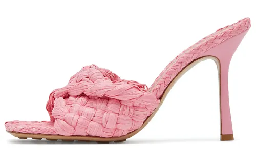 Bottega Veneta Stretch Slim Heel High Heels 9cm Women's Pink