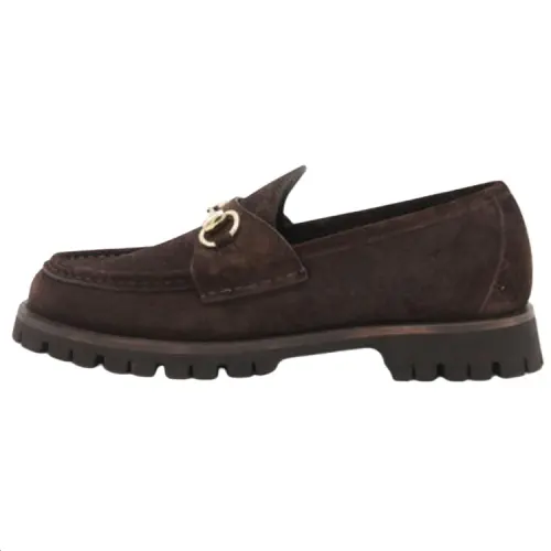 Gucci Wmns Horsebit Loafer 'Dark Brown' Women's