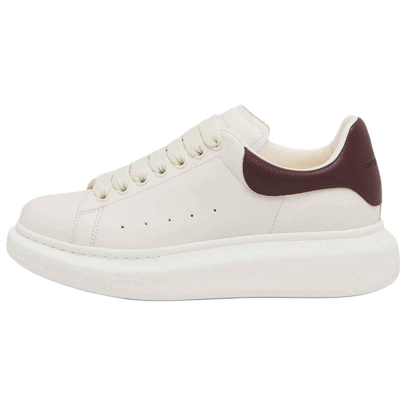 Мужские кроссовки Alexander McQueen Oversized Sneaker (бордовые)