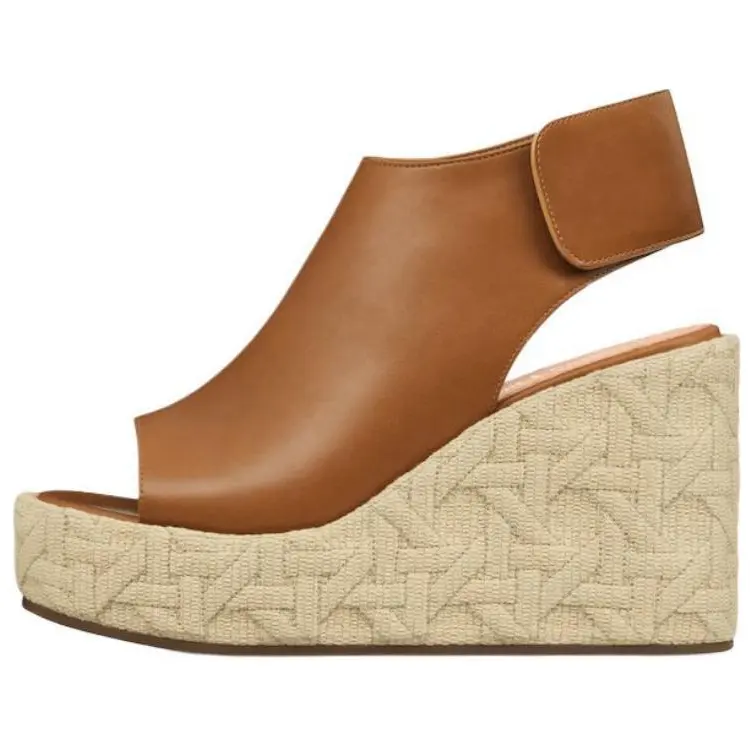 DIOR Attitude Dior One Strap Sandals 9.5cm Women's Brown