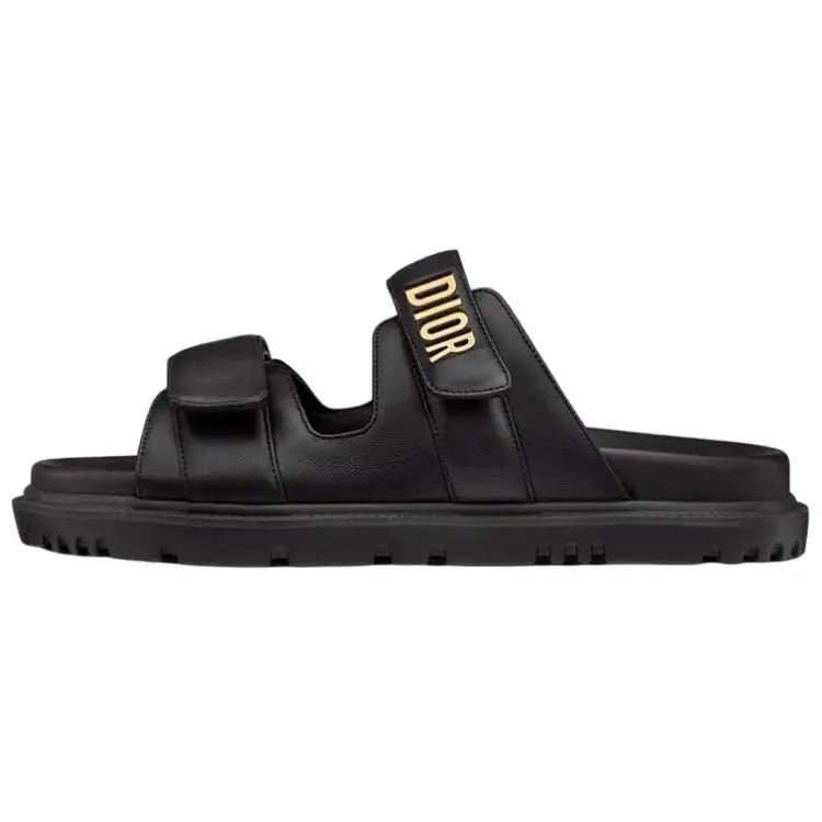 DIOR DiorAct Odor Resistant Odor Resistant Slide Slippers Women's Black