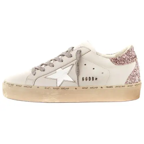 Golden Goose Hi Star Skateboard Shoes Women's Low Top White