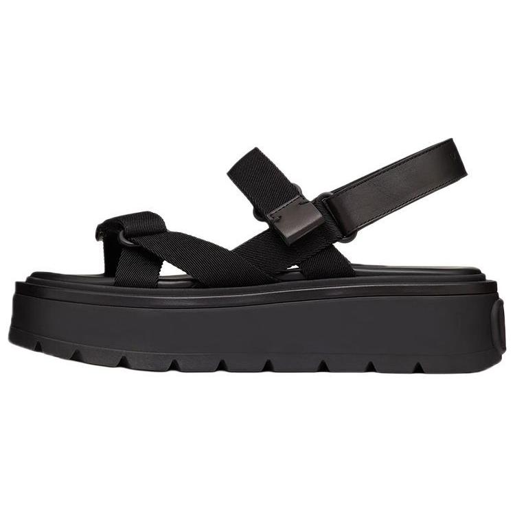Мужские сандалии Valentino Uniqueform (черные)