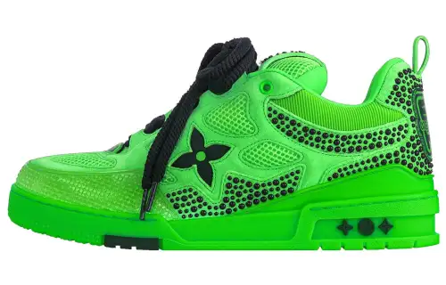 LOUIS VUITTON Skate Low top Skateboard Shoes Men's Green