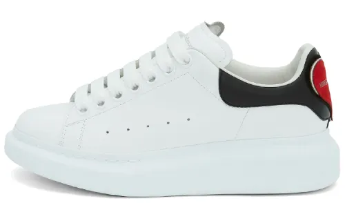 Alexander McQueen Oversized White Red Heart Women's