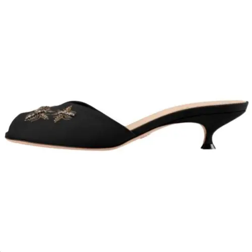 DIOR D Dream Slide Slippers Women's Black