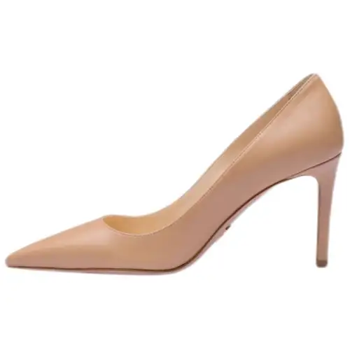 PRADA Slim Heel High Heels Women's Beige