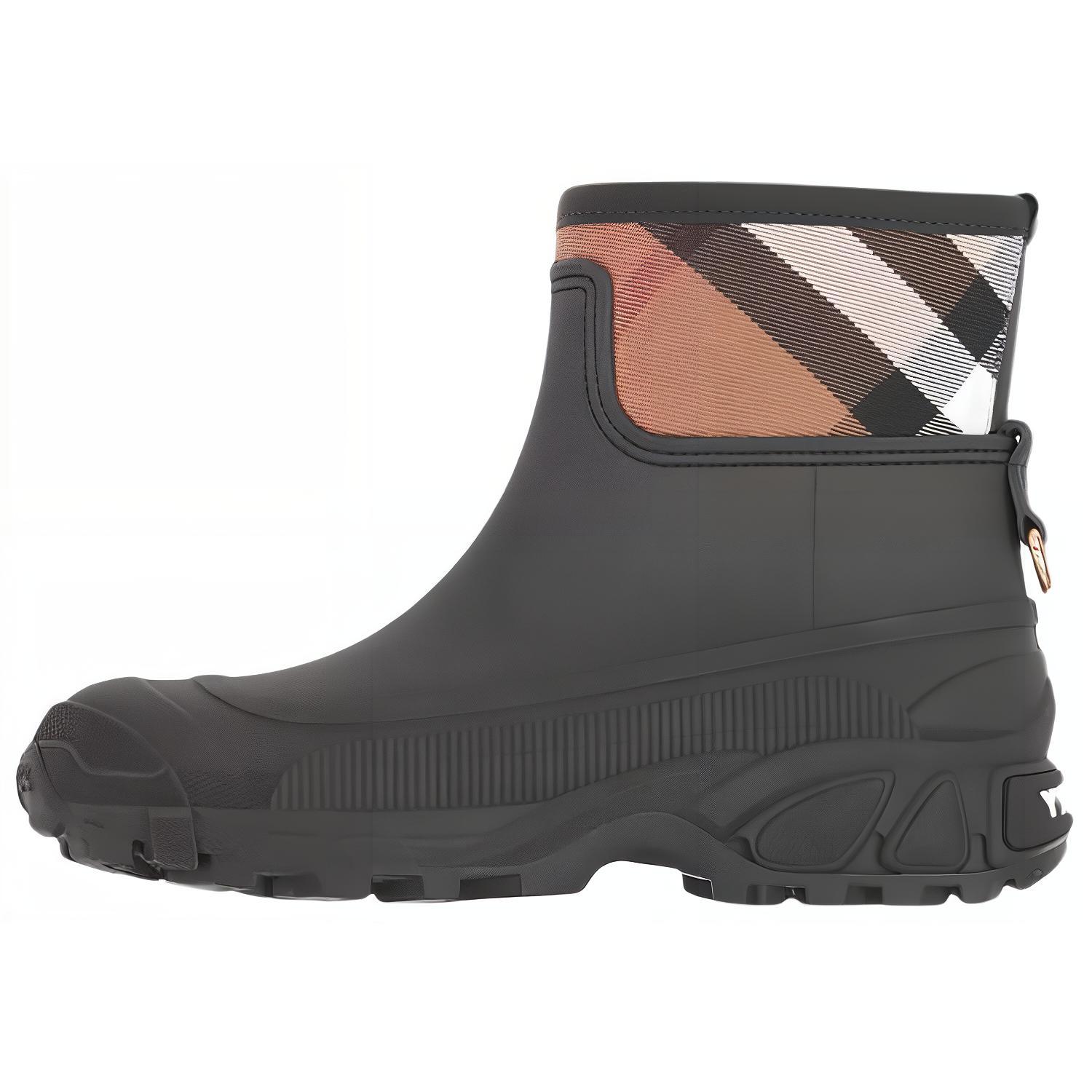 Женские ботинки Burberry Burberry House 4cm (черный)