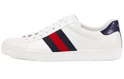 Gucci Wmns Ace 'White Blue Red' Women's