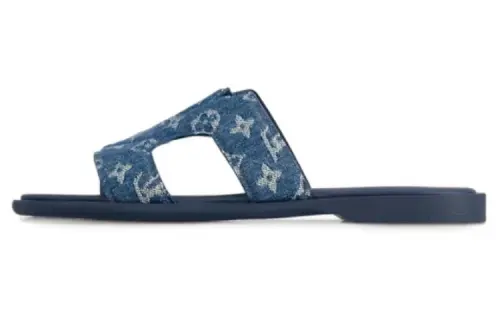 LOUIS VUITTON Oasis Slide Slippers Men's Blue