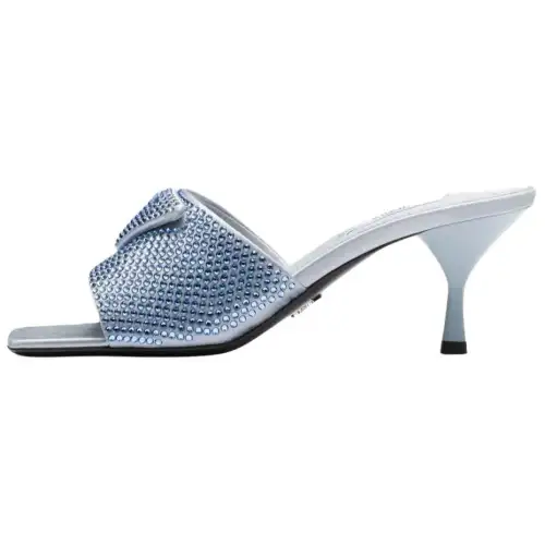 PRADA Slide Slippers Women's Blue
