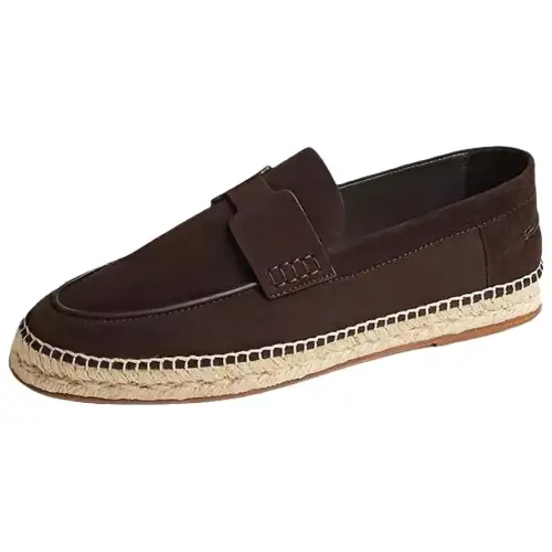 HERMES Trip Espadrilles Men's Brown