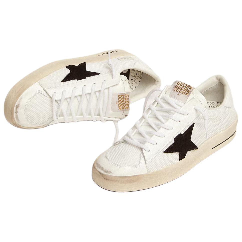 Мужские кеды Golden Goose Stardan (белые) — фото 3