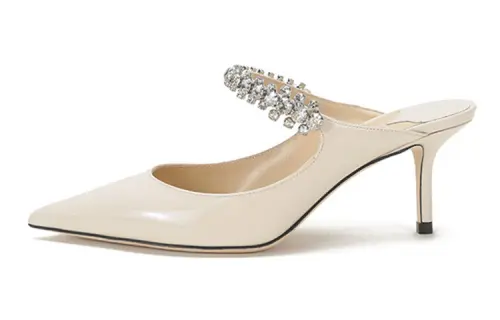 Jimmy Choo Bing 65mm Patent Leather Mules