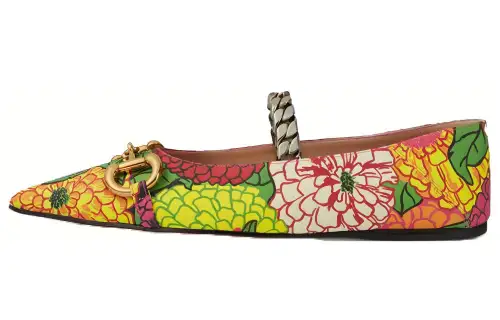 GUCCI Ken Scott Collection Flat Shoes Women's Multicolor