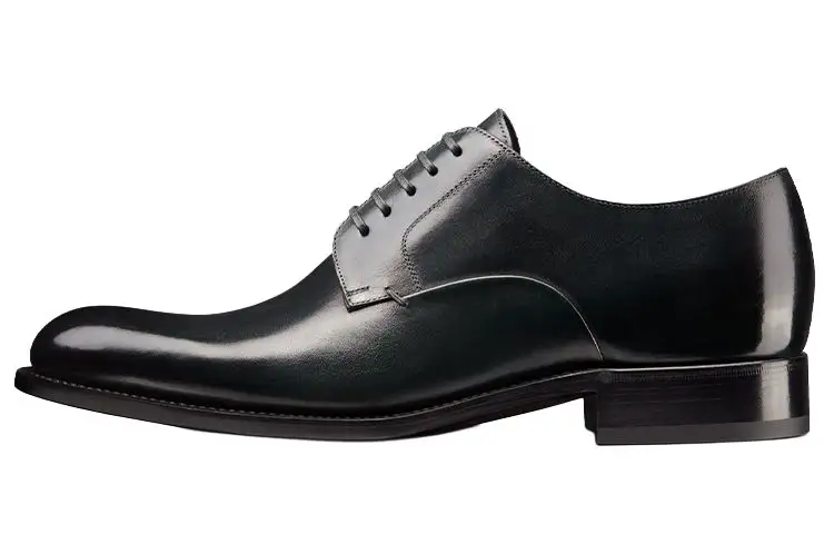 DIOR Timeless Dress Shoes Men's Dark Blue