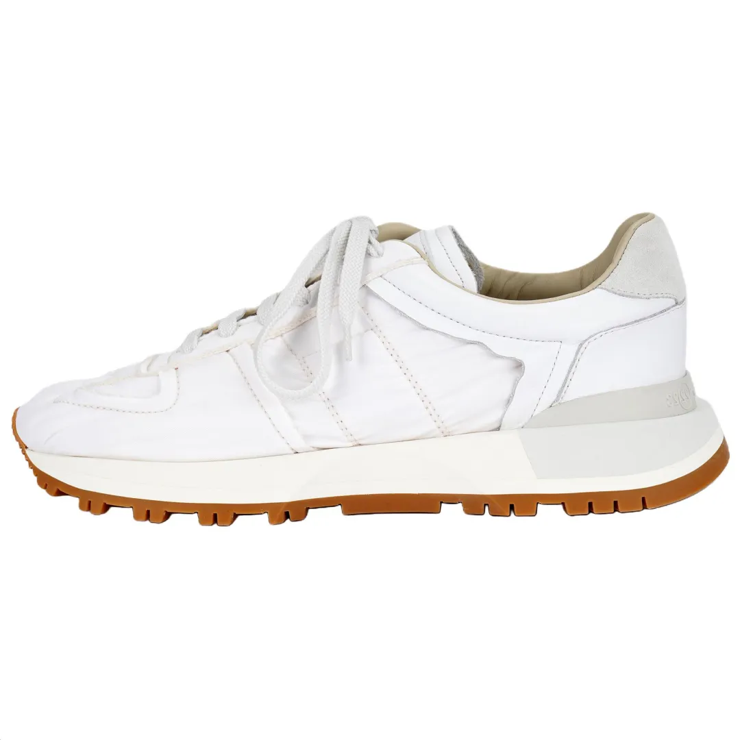 Maison Margiela Panelled Lace Up Sneakers
