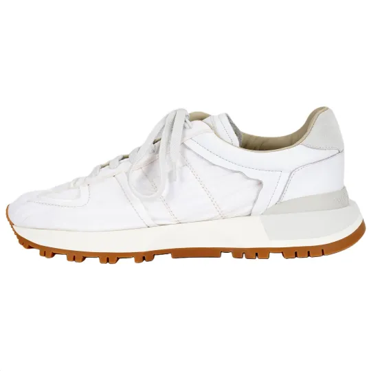 Maison Margiela Panelled Lace Up Sneakers