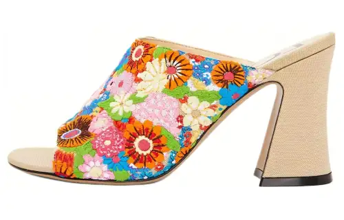LOEWE Slide Slippers 9.5cm Women's Multicolor