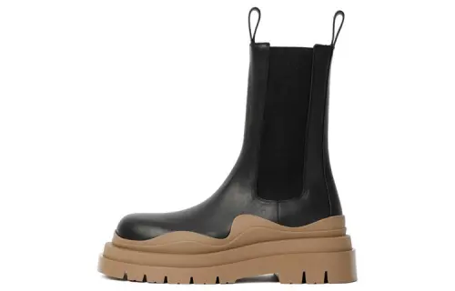 Bottega Veneta Lug Short Chelsea Boots Men's