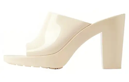 Bottega Veneta Rubber Sole Slide Slippers Women's White