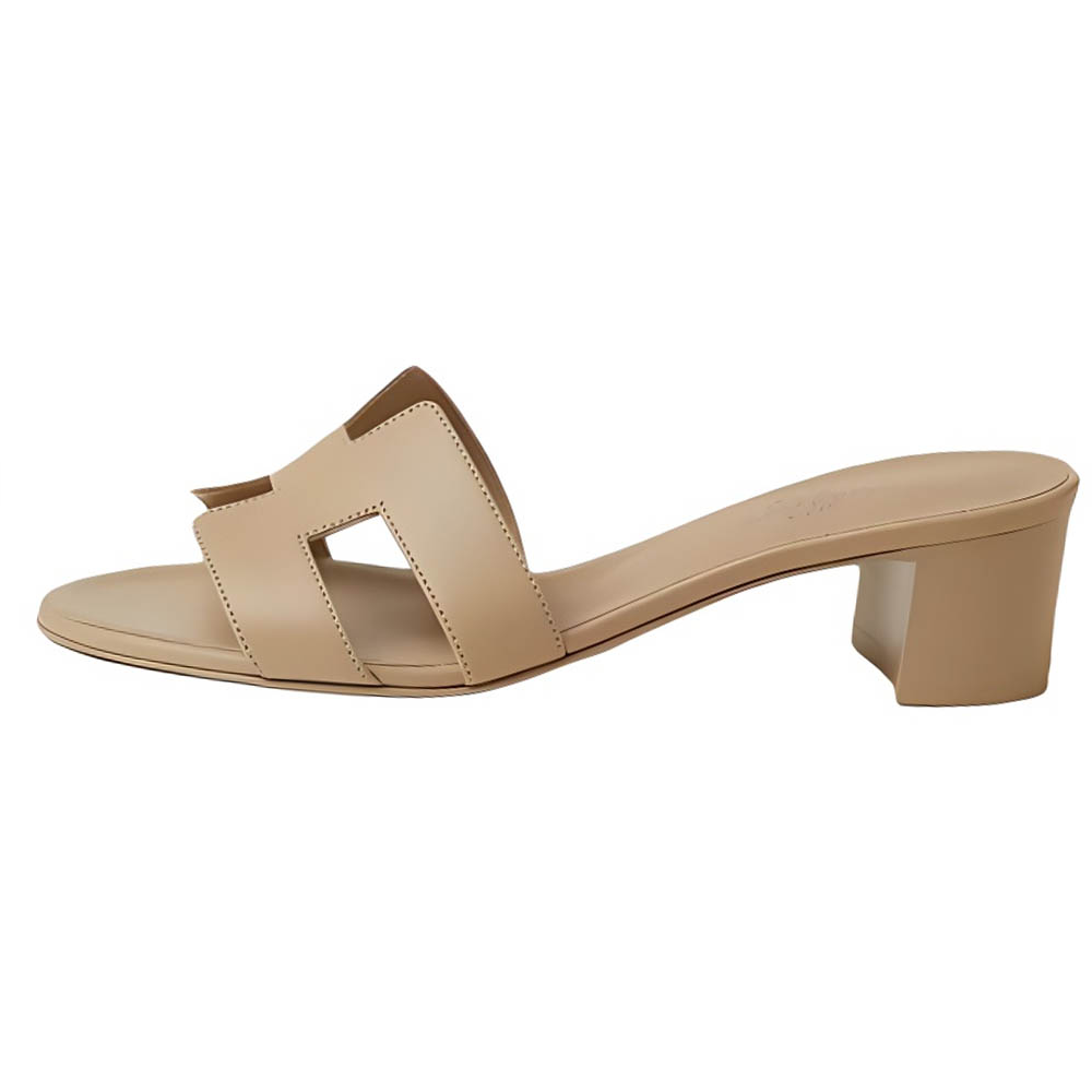 Женские шлепанцы Hermes HERMES Oasis H 5cm (коричневые)