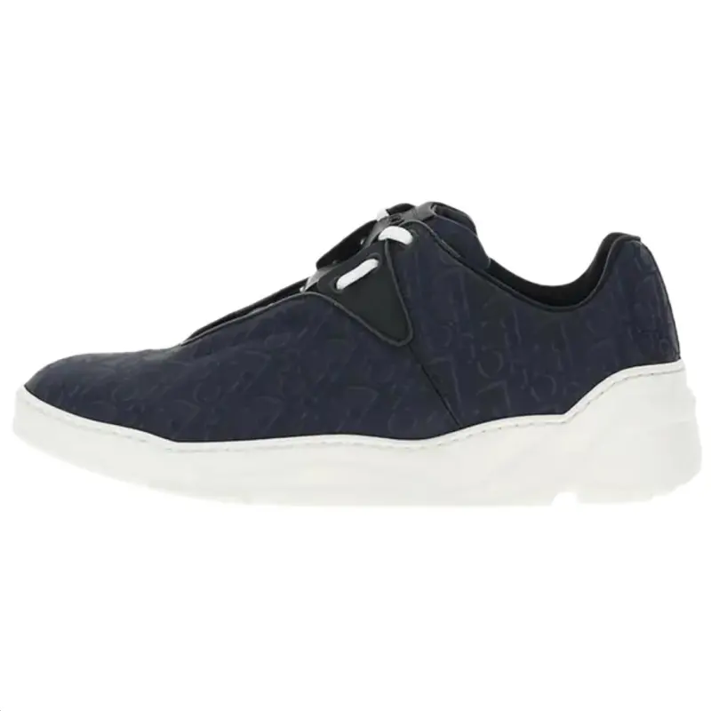 DIOR B17 Leather Low top Casual Shoes Men's Black