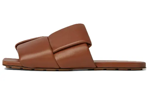 Bottega Veneta Padded Slide Slippers Men's Caramel