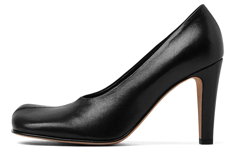 Bottega Veneta Cone Heel High Heels Women's Black