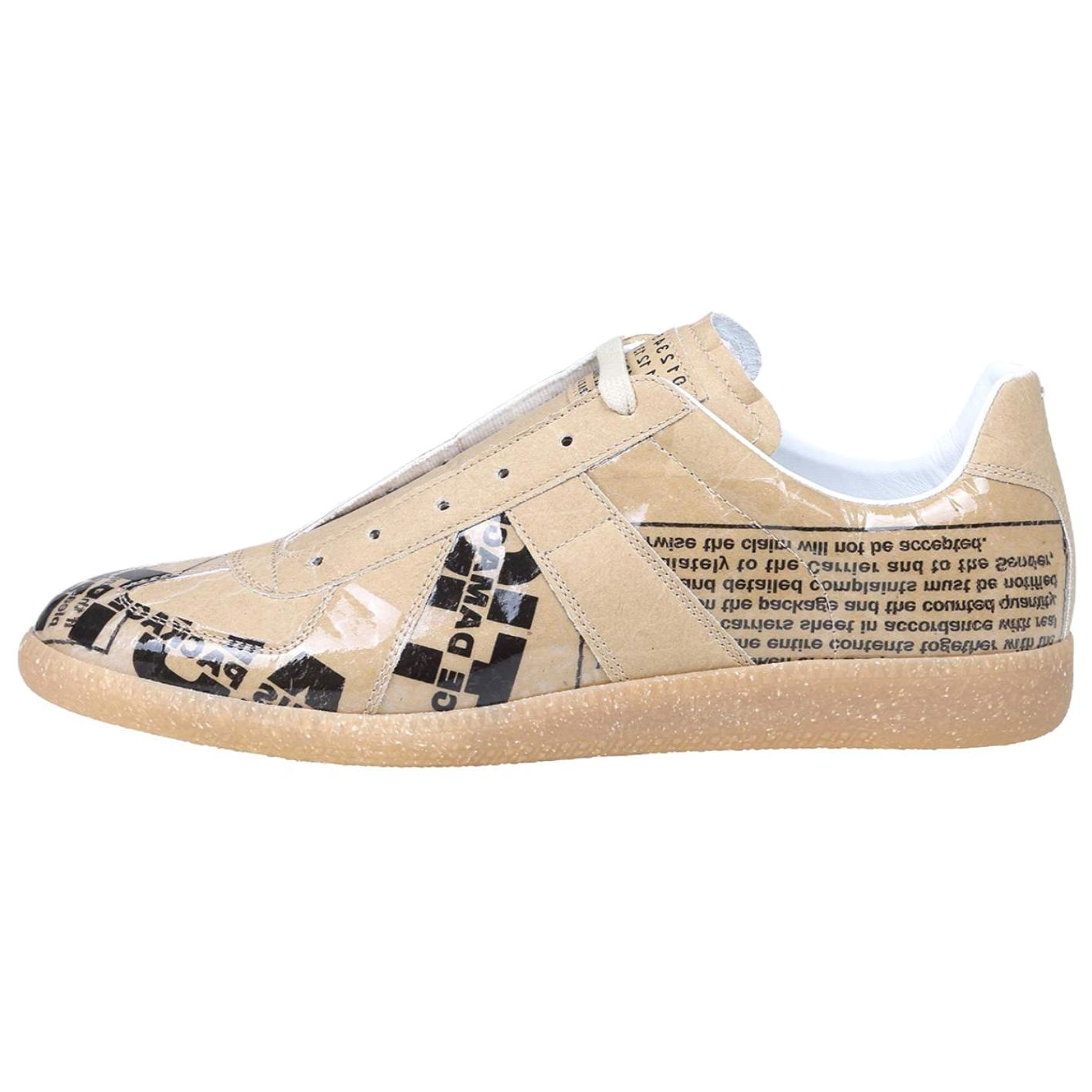 Мужские кеды Maison Margiela Replica (бежевые)