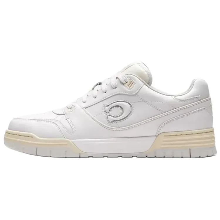 COACH Soho Leather Low top Skateboard Shoes Men's White