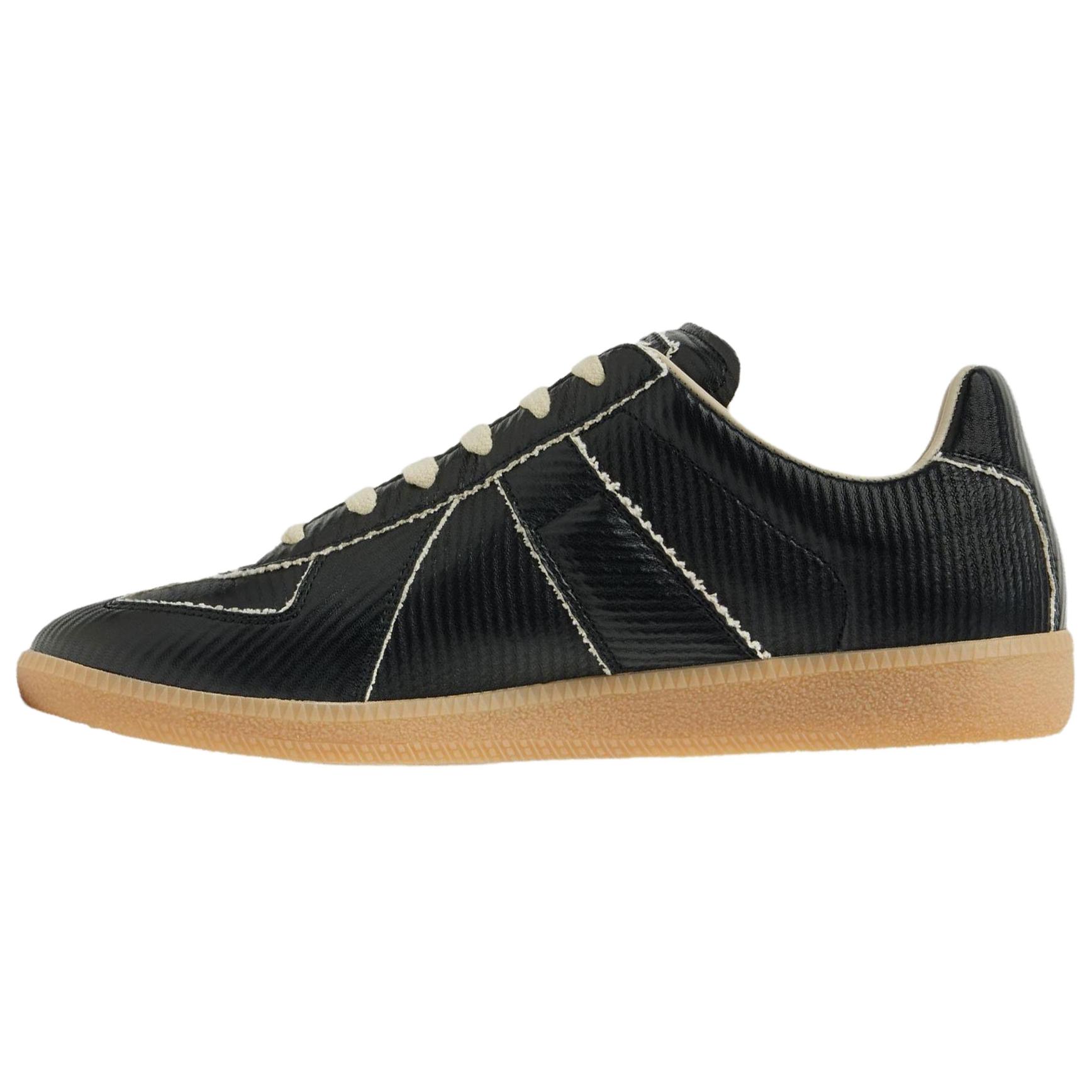 Мужские кеды Maison Maison Margiela Replica (черные)