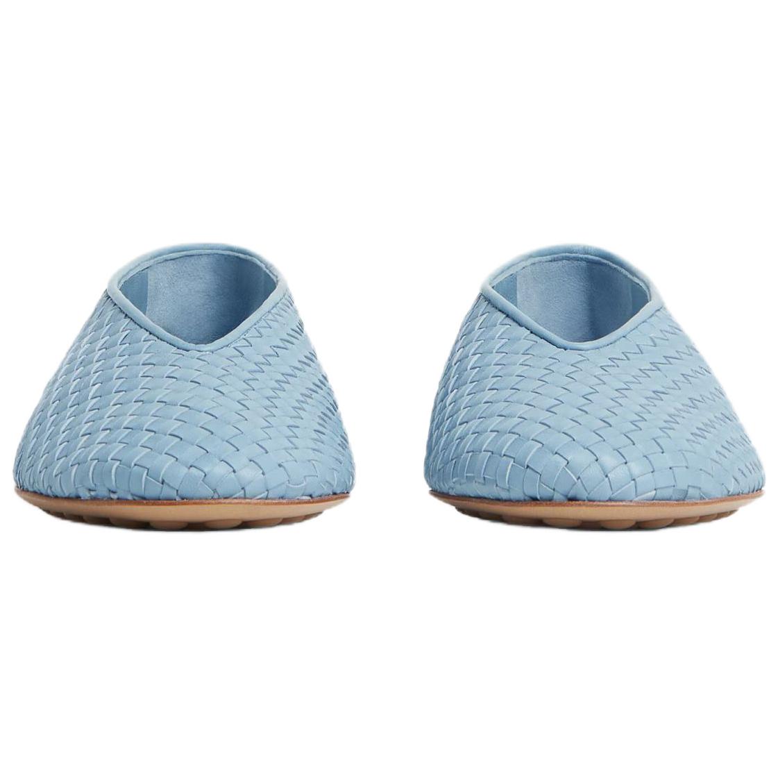 Слипоны Bottega Veneta (синие) — фото 3